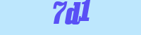Blue Captcha Image